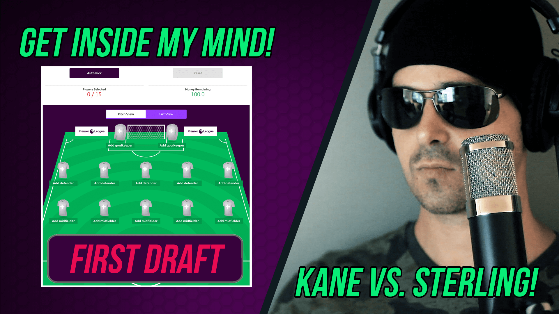 Building the Perfect First Draft Team in FPL, Upper 90 Studios