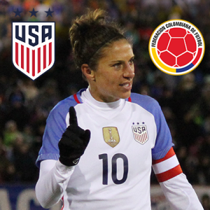 USWNT vs. Colombia Cover 2